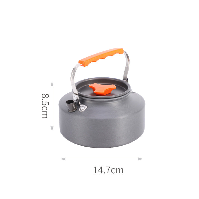 Camping Cookware Outdoor Kettle Frying Pan Equipment Portable Outdoor Camping Tableware Set Cookware
