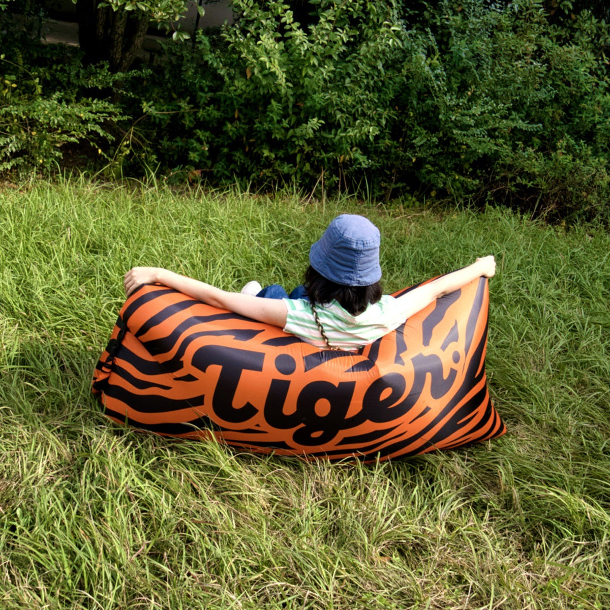 Outdoor Inflatable Sofa Air Sofa Lazy Internet Celebrity Dopamine Portable Camping Music Festival