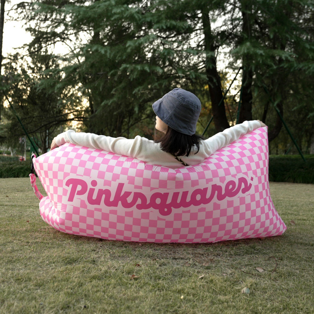 Outdoor Inflatable Sofa Air Sofa Lazy Internet Celebrity Dopamine Portable Camping Music Festival