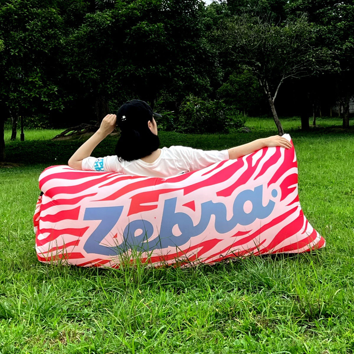 Outdoor Inflatable Sofa Air Sofa Lazy Internet Celebrity Dopamine Portable Camping Music Festival