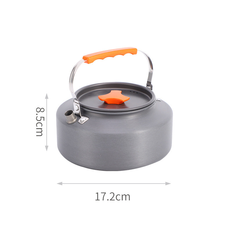 Camping Cookware Outdoor Kettle Frying Pan Equipment Portable Outdoor Camping Tableware Set Cookware