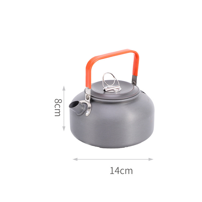 Camping Cookware Outdoor Kettle Frying Pan Equipment Portable Outdoor Camping Tableware Set Cookware