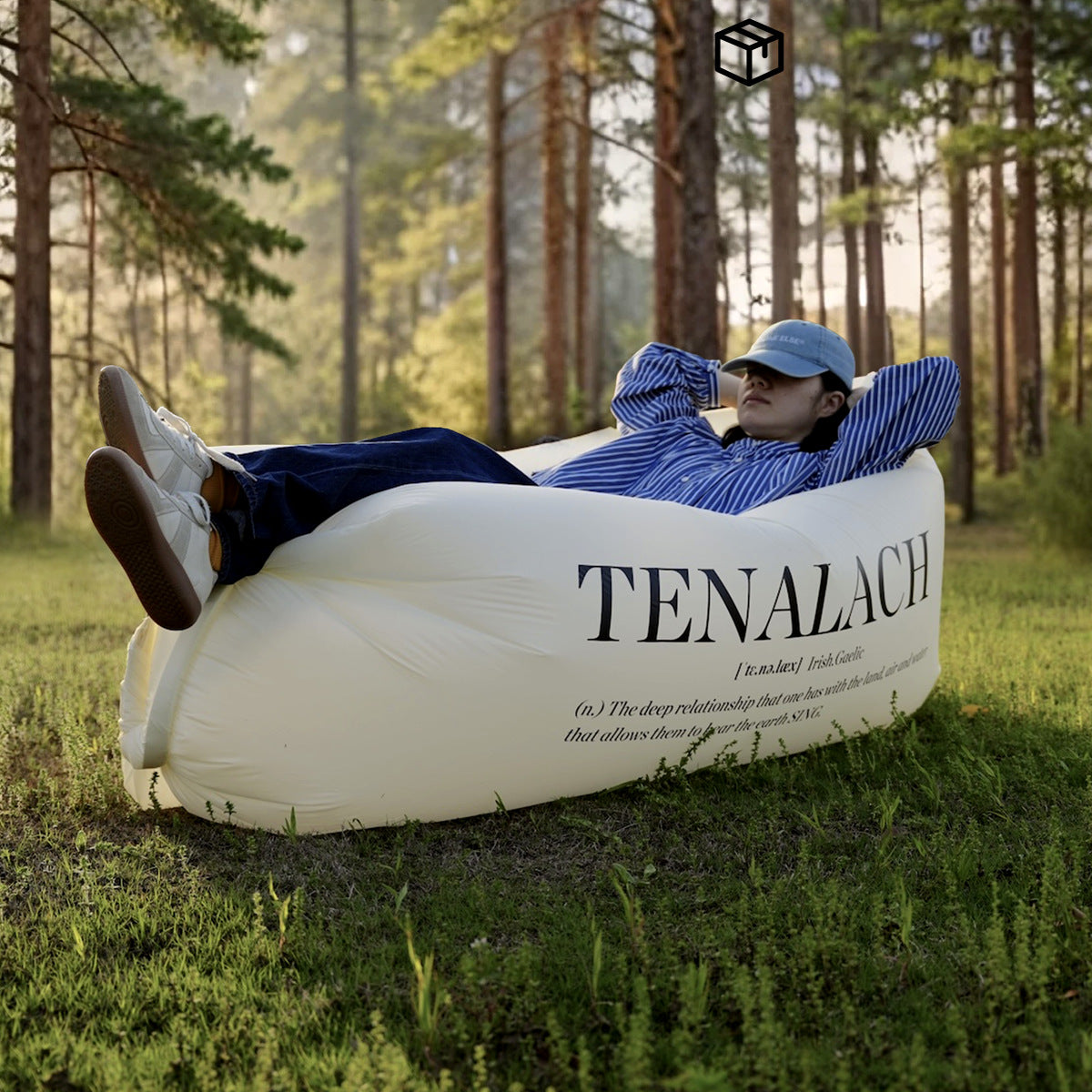 Outdoor Inflatable Sofa Air Sofa Lazy Internet Celebrity Dopamine Portable Camping Music Festival