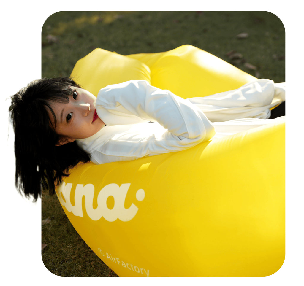 Outdoor Inflatable Sofa Air Sofa Lazy Internet Celebrity Dopamine Portable Camping Music Festival