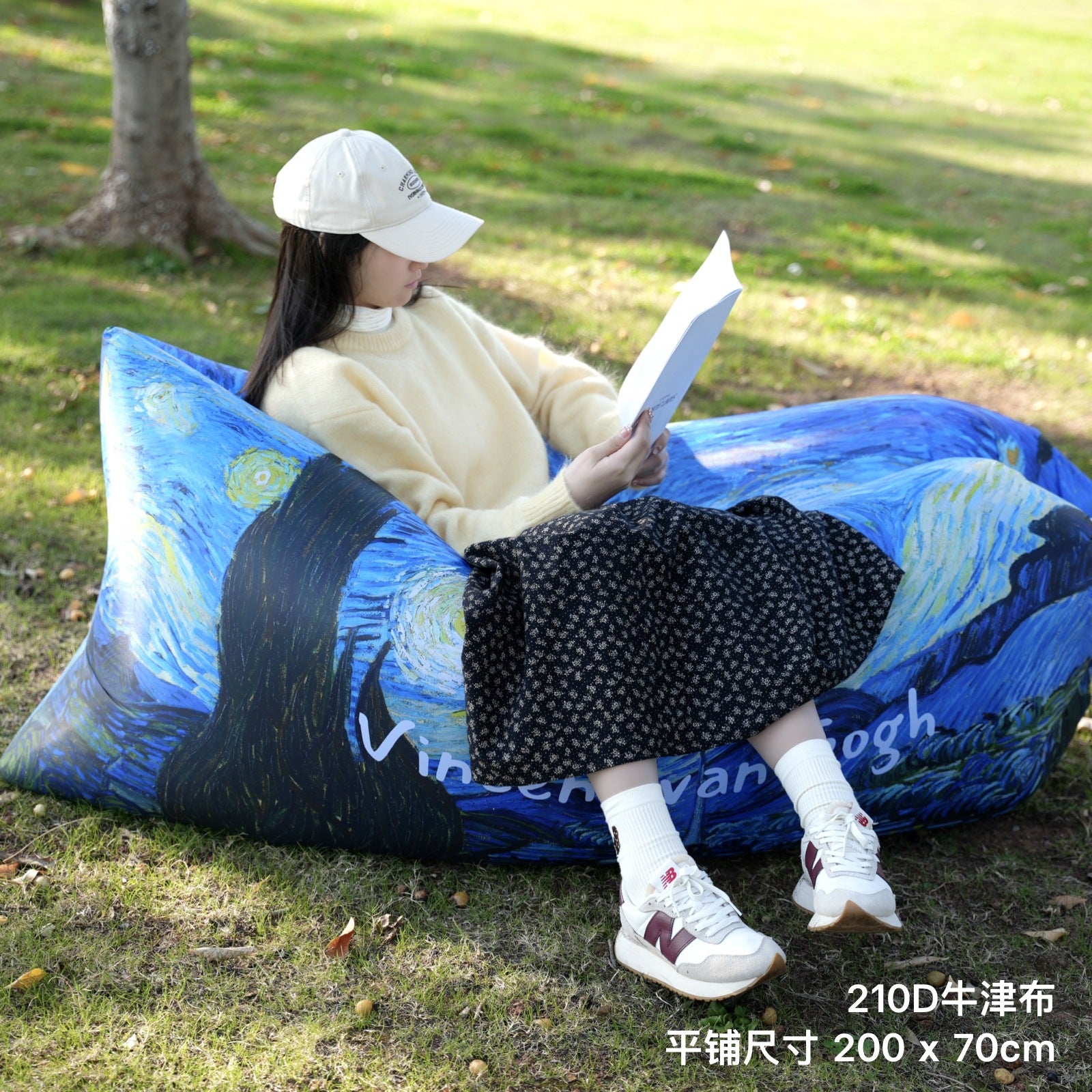 Outdoor Inflatable Sofa Air Sofa Lazy Internet Celebrity Dopamine Portable Camping Music Festival