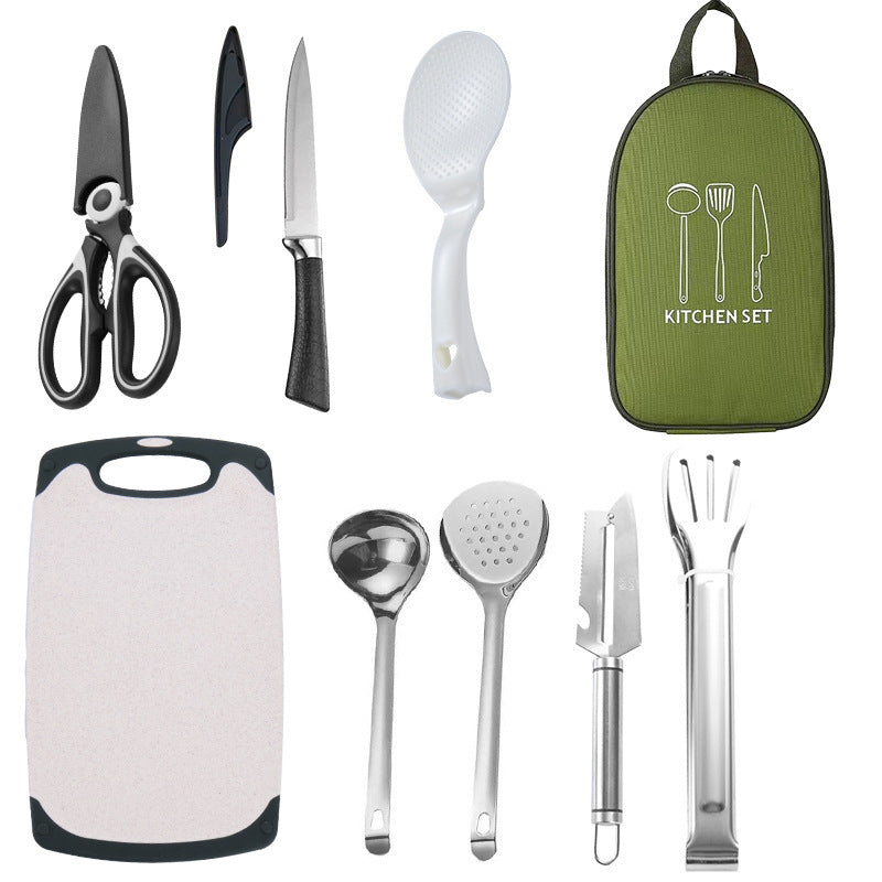 Outdoor Cookware Set Camping Portable Storage Handbag