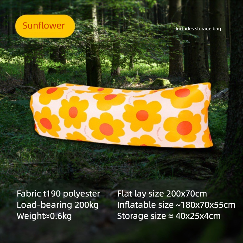 Outdoor Inflatable Sofa Air Sofa Lazy Internet Celebrity Dopamine Portable Camping Music Festival