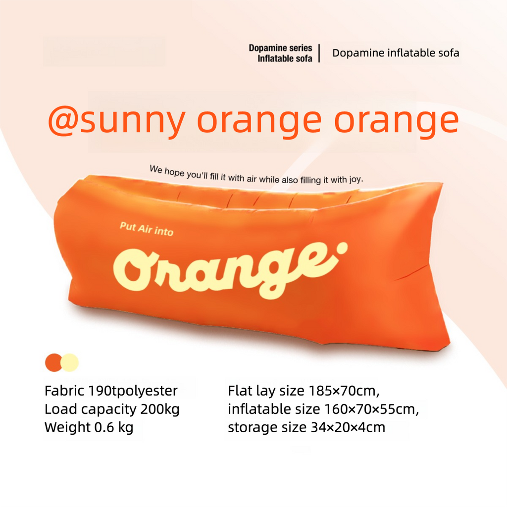 Outdoor Inflatable Sofa Air Sofa Lazy Internet Celebrity Dopamine Portable Camping Music Festival