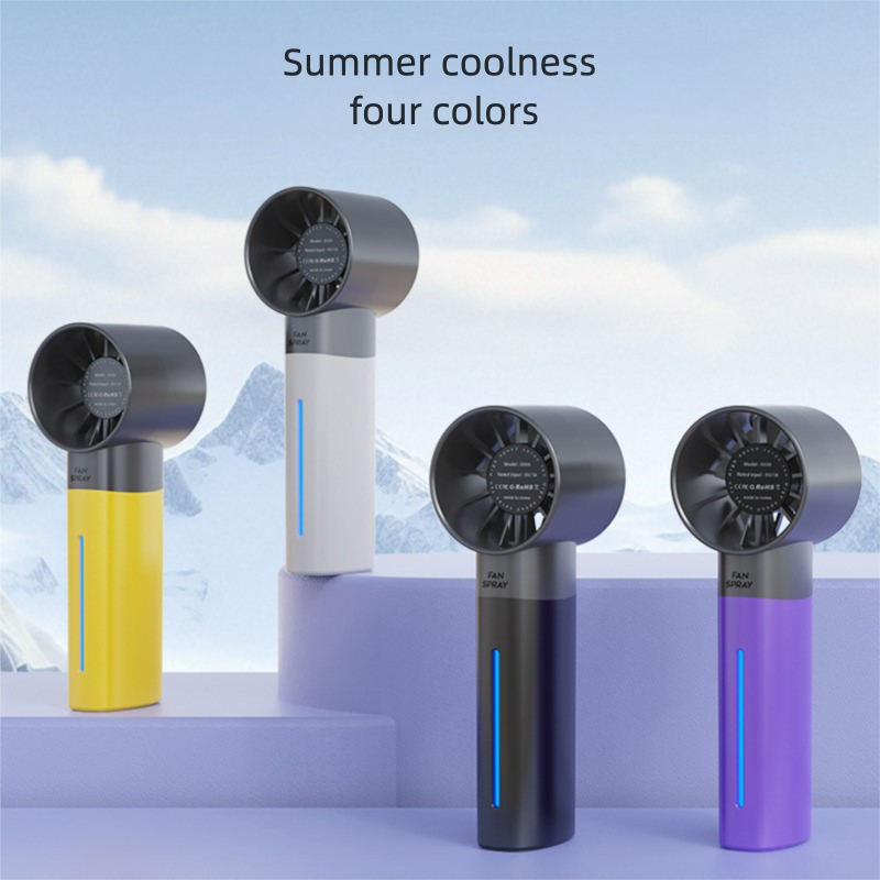 Ultra-High-Speed Spray Fan USB Rechargeable Portable Turbo Violent Hydration Outdoor Handheld Brushless Small Fan