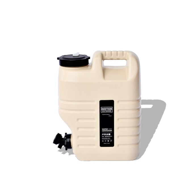 Outdoor Camping Portable Handheld Water Container Water Bucket with Faucet Large Capacity Water Tank Plastic Bucket