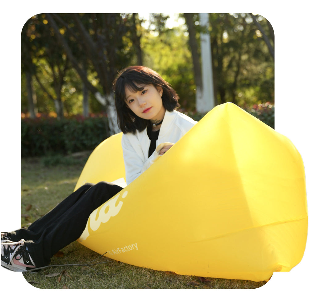 Outdoor Inflatable Sofa Air Sofa Lazy Internet Celebrity Dopamine Portable Camping Music Festival