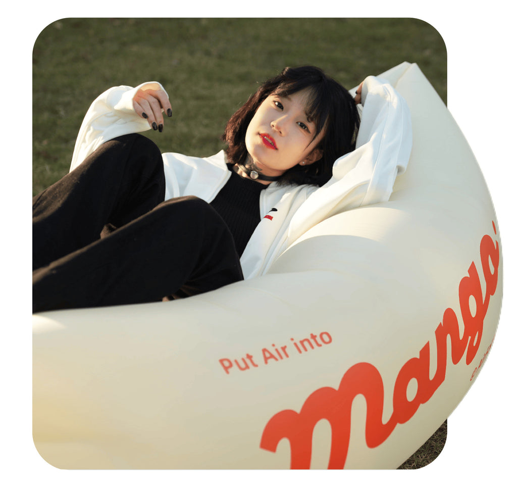 Outdoor Inflatable Sofa Air Sofa Lazy Internet Celebrity Dopamine Portable Camping Music Festival