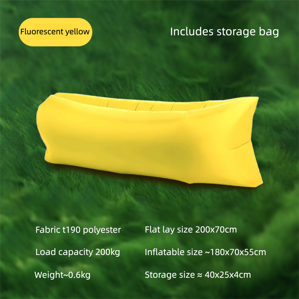 Outdoor Inflatable Sofa Air Sofa Lazy Internet Celebrity Dopamine Portable Camping Music Festival