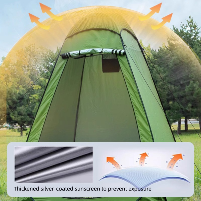 Outdoor Shower Tent with Mat + Top Cover, Outdoor Shower Tent, Toilet Changing Tent