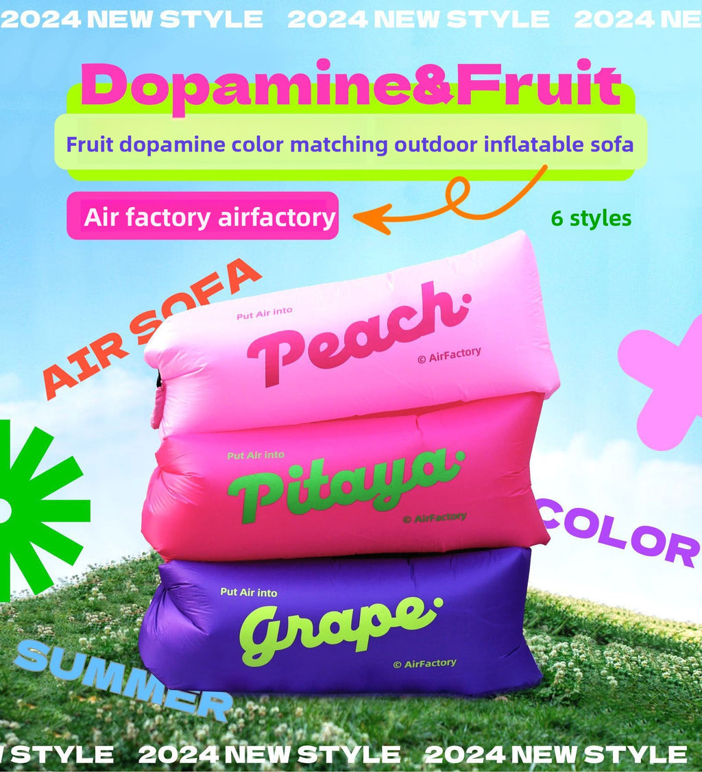 Outdoor Inflatable Sofa Air Sofa Lazy Internet Celebrity Dopamine Portable Camping Music Festival
