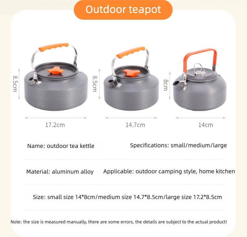 Camping Cookware Outdoor Kettle Frying Pan Equipment Portable Outdoor Camping Tableware Set Cookware