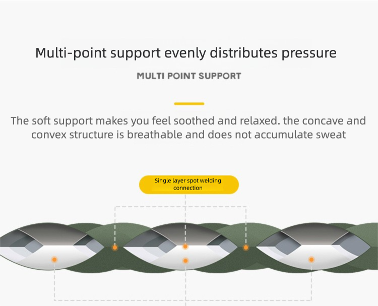 Outdoor Single Person Inflatable Mat TPU Ultra Light Portable Camping Sleeping Mat Moisture-proof Mat Foot Press Mattress