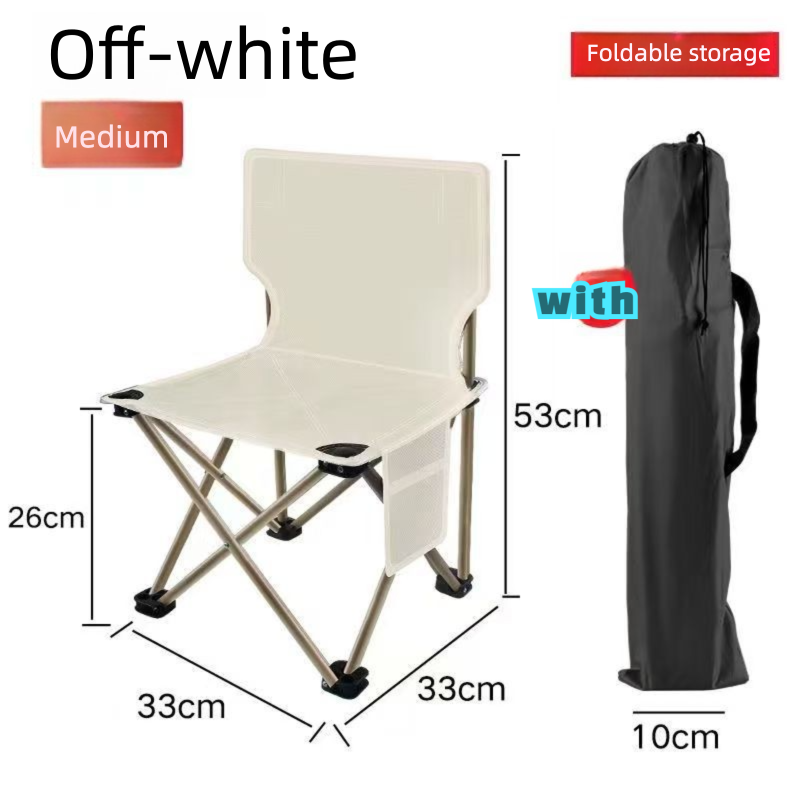 Backrest Stool Lazy Moon Chair Outdoor Heavy Duty Camping Folding Chair Portable Beach Chair