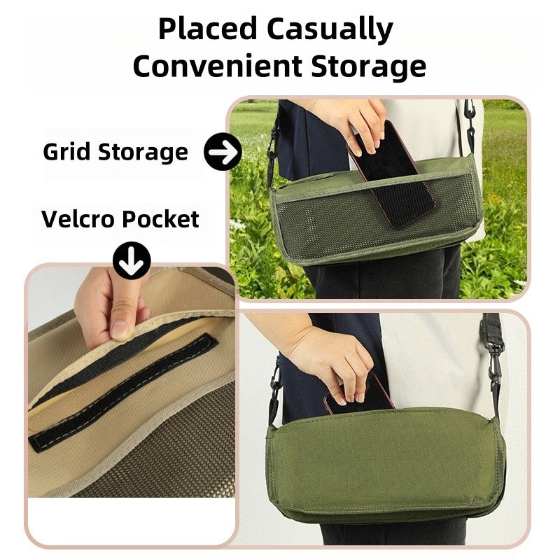 Outdoor Portable Folding Chair Backpack Folding Stool Pocket Chair For Camping Fishing Travel Kerusi Lipat Bangku Kecil