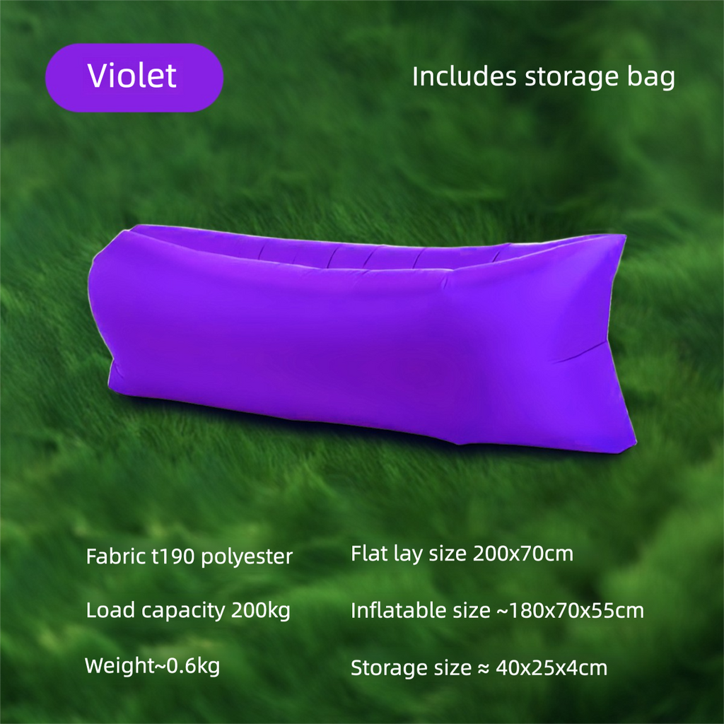 Outdoor Inflatable Sofa Air Sofa Lazy Internet Celebrity Dopamine Portable Camping Music Festival