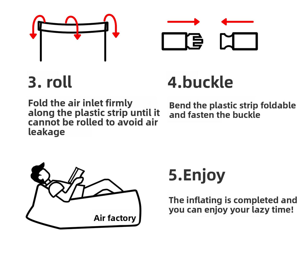 Outdoor Inflatable Sofa Air Sofa Lazy Internet Celebrity Dopamine Portable Camping Music Festival