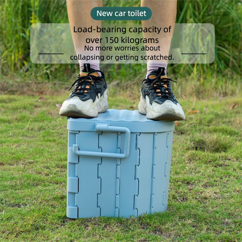 Outdoor Portable Folding Car Toilet Camping Emergency Toilet Camping Self-Driving Car Toilet