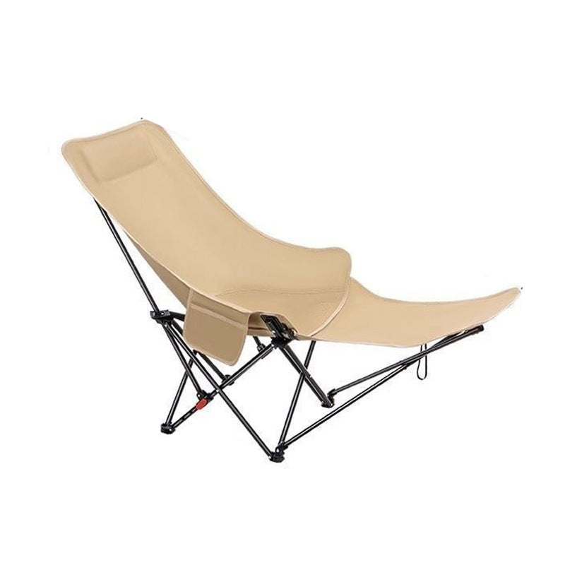 Three-position Adjustable Moon Chair Outdoor Folding Chair Portable Picnic Camping Fishing Chair Office Recliner