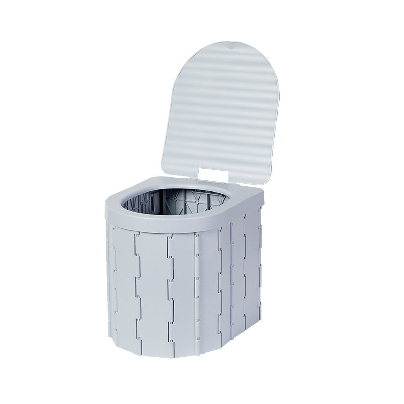 Outdoor Portable Folding Car Toilet Camping Emergency Toilet Camping Self-Driving Car Toilet