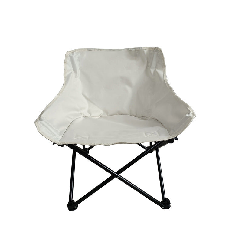 Backrest Stool Lazy Moon Chair Outdoor Heavy Duty Camping Folding Chair Portable Beach Chair
