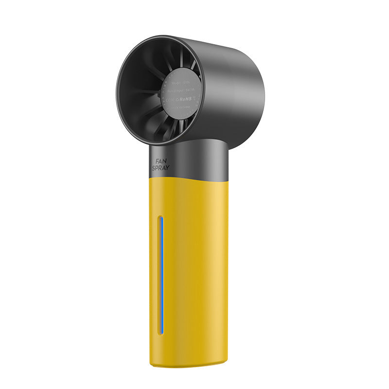 Ultra-High-Speed Spray Fan USB Rechargeable Portable Turbo Violent Hydration Outdoor Handheld Brushless Small Fan
