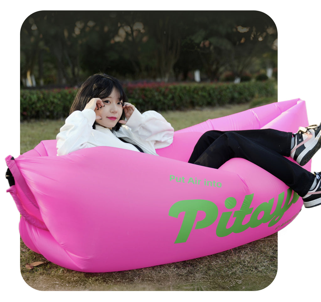 Outdoor Inflatable Sofa Air Sofa Lazy Internet Celebrity Dopamine Portable Camping Music Festival