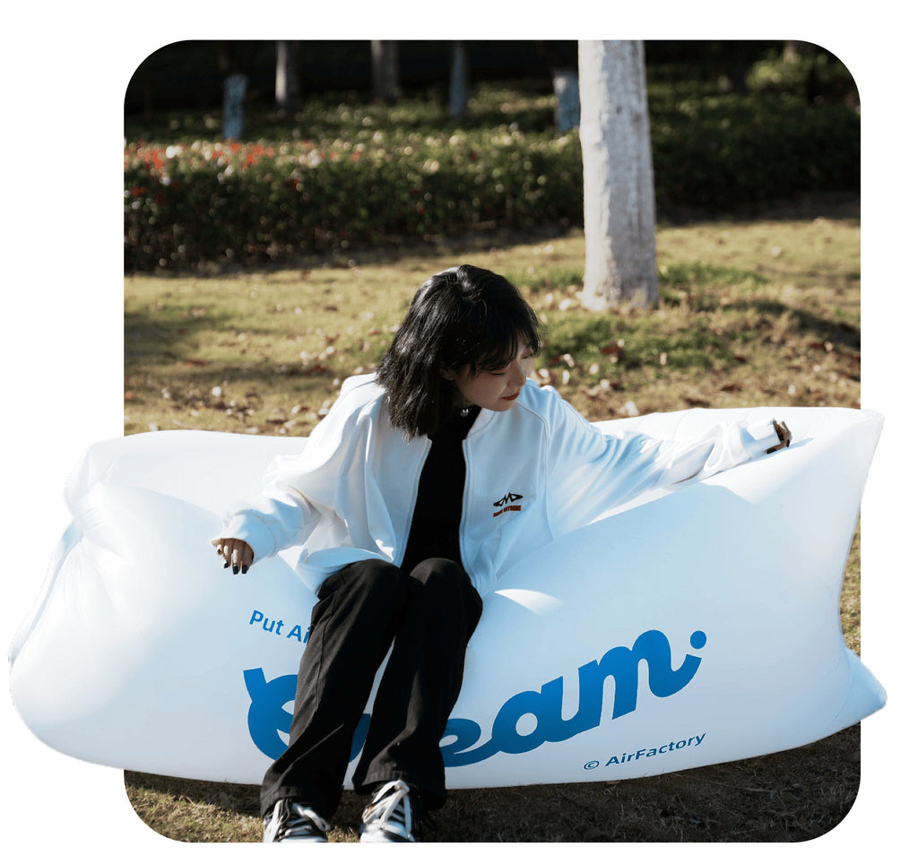 Outdoor Inflatable Sofa Air Sofa Lazy Internet Celebrity Dopamine Portable Camping Music Festival