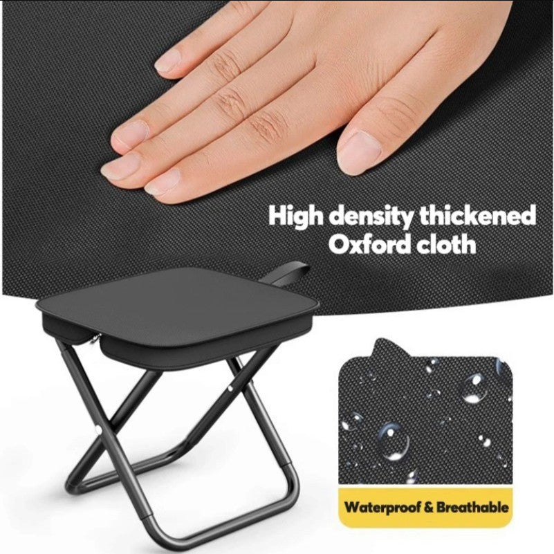 Outdoor Portable Folding Chair Backpack Folding Stool Pocket Chair For Camping Fishing Travel Kerusi Lipat Bangku Kecil